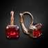 Earrings "Imperial (Scarlet)" with Swarovski™ crystals